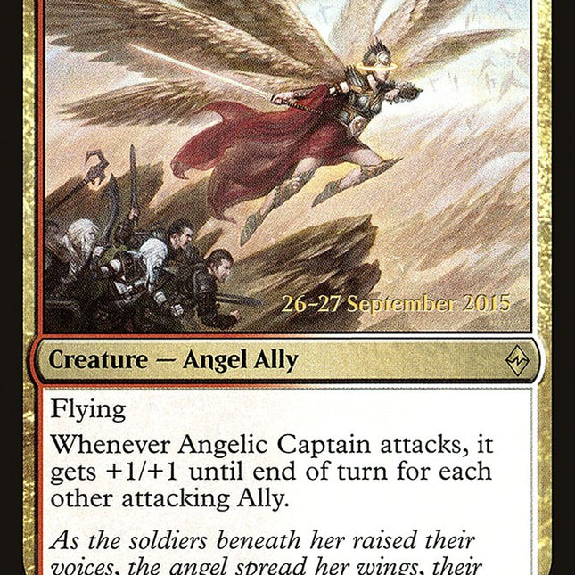 Angelic Captain [Battle for Zendikar Prerelease Promos]