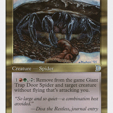 Giant Trap Door Spider [Deckmasters]