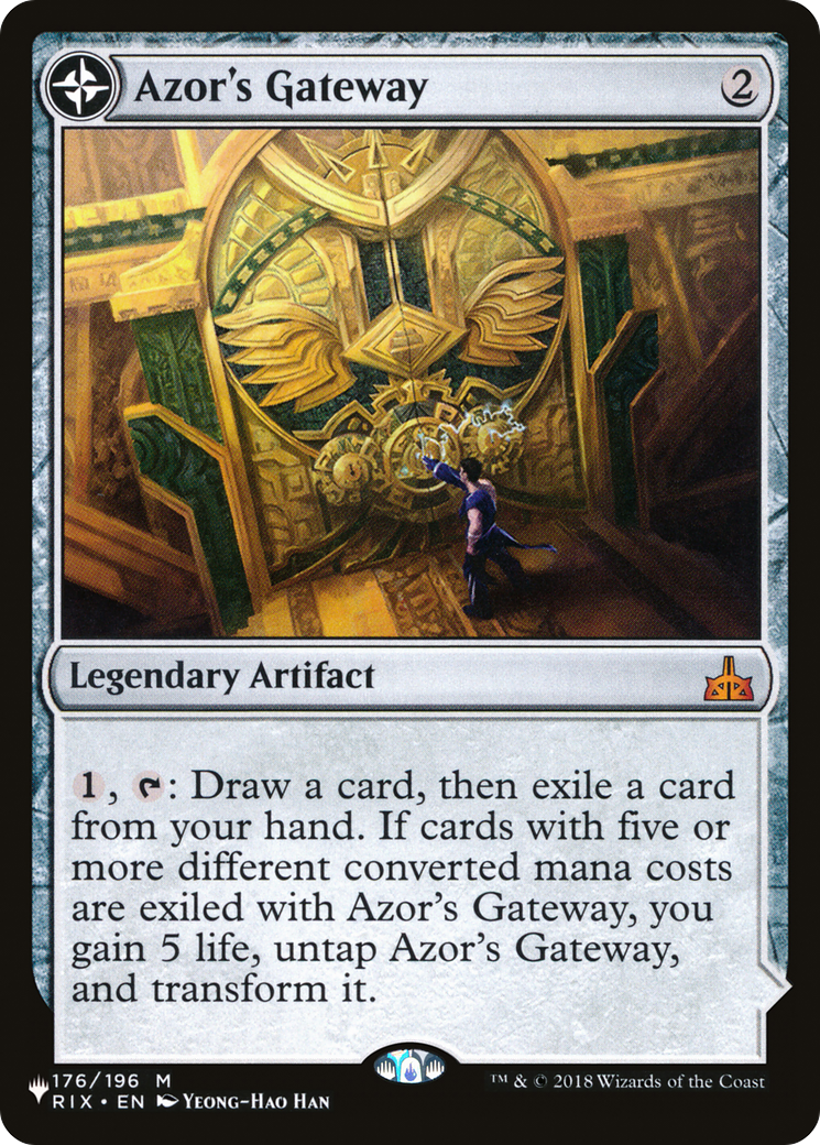 when you gain life draw a card mtg Azor's Gateway // Sanctum of the Sun [Secret Lair: From Cute to Brute] –  TokenMTG