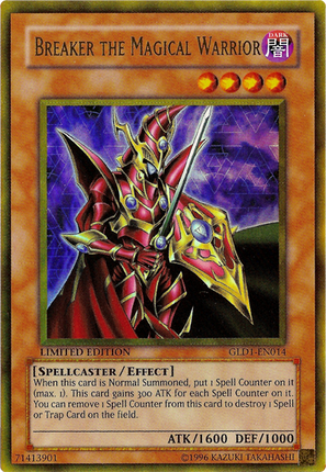 Breaker the Magical Warrior [GLD1-EN014] Gold Rare
