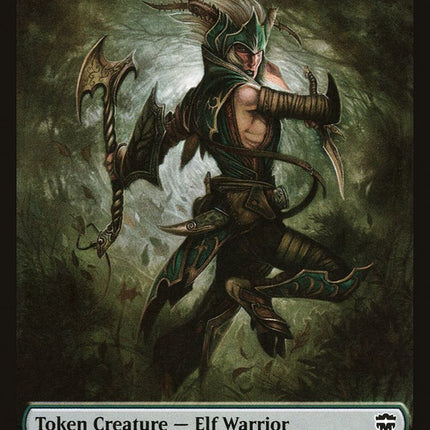 Elf Warrior // Thrull Double-Sided Token [Commander Legends Tokens]