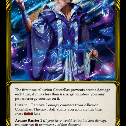 Alluvion Constellas (Golden) [FAB084] (Promo)  Cold Foil