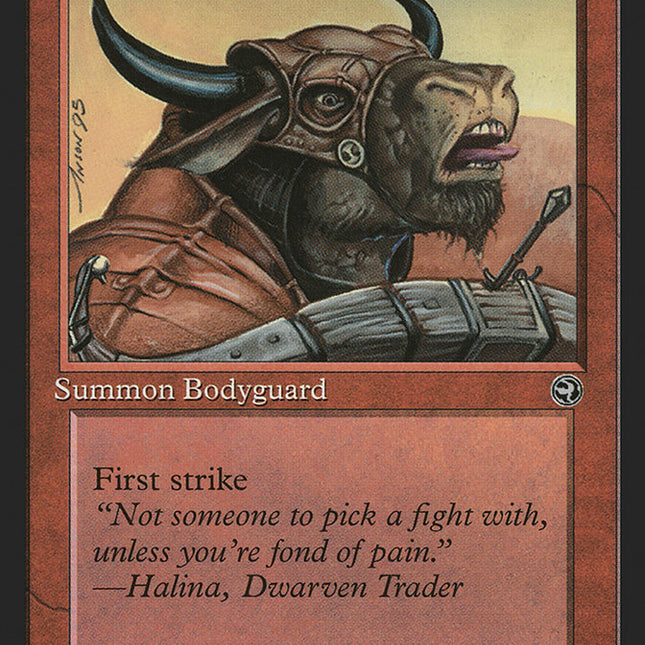 Anaba Bodyguard (Halina Flavor Text) [Homelands]