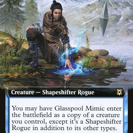 Glasspool Mimic // Glasspool Shore (Extended Art) [Zendikar Rising]