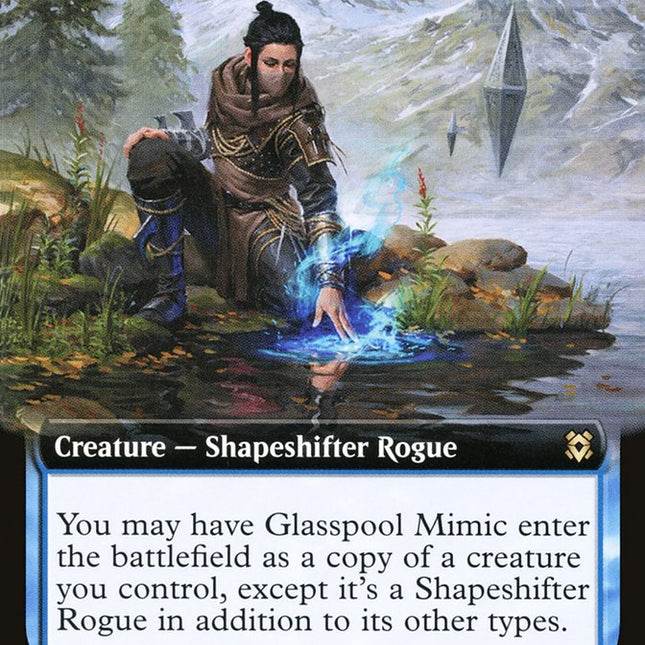 Glasspool Mimic // Glasspool Shore (Extended Art) [Zendikar Rising]