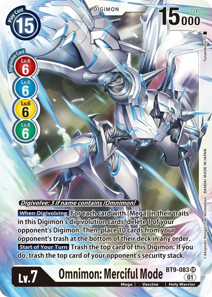 omnimon digimon card Credit Card Skin When a Digimon is played by this effect Omnimon (X Antibody) (BT20-102) |