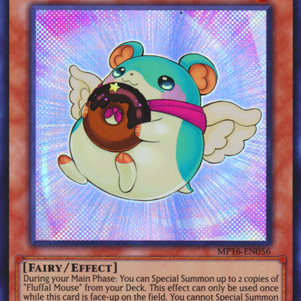Fluffal Mouse [MP16-EN056] Super Rare  TokenMTG