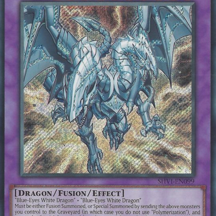 Blue-Eyes Twin Burst Dragon [SHVI-EN099] Secret Rare
