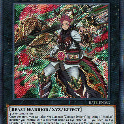 Zoodiac Drident [RATE-EN053] Secret Rare