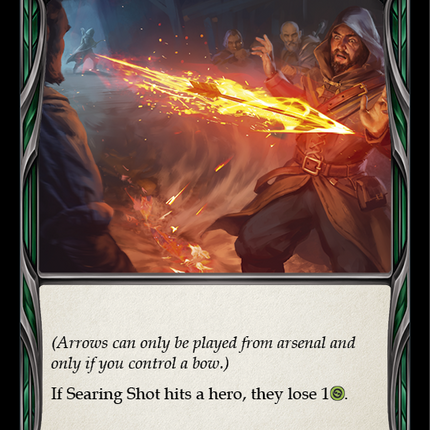 Searing Shot (Yellow) [ARC070-C] (Arcane Rising)  1st Edition Rainbow Foil