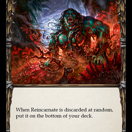 Reincarnate (Red) [DYN010] (Dynasty)  Rainbow Foil
