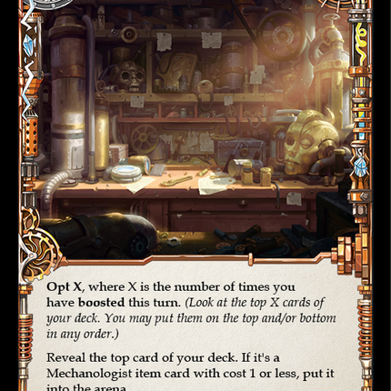 Teklovossen's Workshop (Yellow) [U-CRU116] (Crucible of War Unlimited)  Unlimited Normal