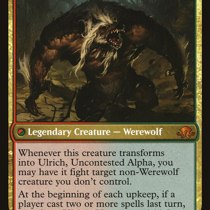 Ulrich of the Krallenhorde // Ulrich, Uncontested Alpha [Eldritch Moon]