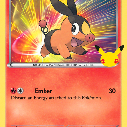 Tepig (13/25) [McDonald's 25th Anniversary]
