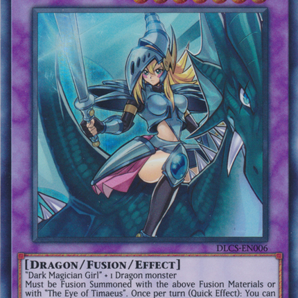 Dark Magician Girl the Dragon Knight (Blue) [DLCS-EN006] Ultra Rare
