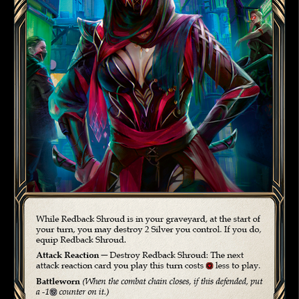 Redback Shroud [OUT011] (Outsiders)  Rainbow Foil