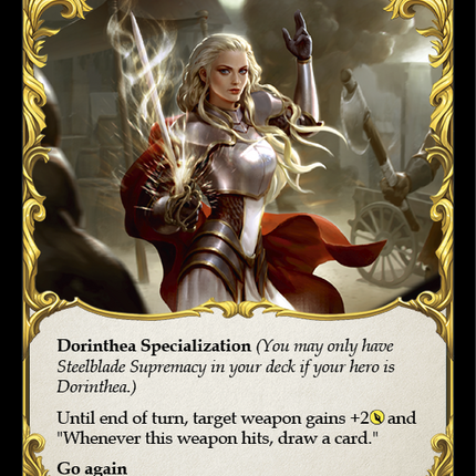 Steelblade Supremacy [WTR119-M] (Welcome to Rathe)  Alpha Print Rainbow Foil