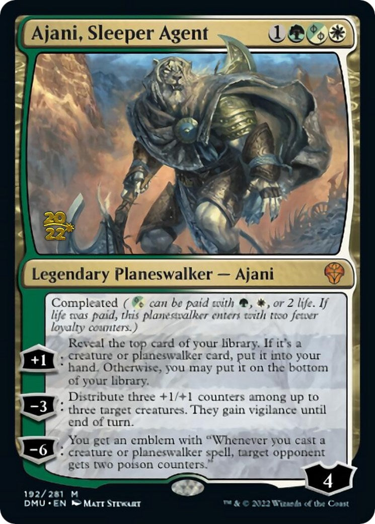 Ajani, Sleeper Agent [Dominaria United Prerelease Promos] – TokenMTG