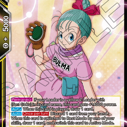 Bulma, Searching for Adventure (BT18-097) [Dawn of the Z-Legends]