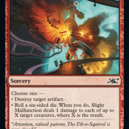 Slight Malfunction (Galaxy Foil) [Unfinity]
