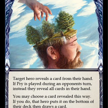 Pry (Blue) [EVR130] (Everfest)  1st Edition Rainbow Foil