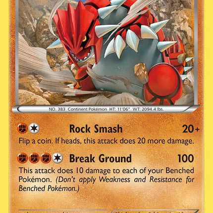 Groudon (84/160) (Theme Deck Exclusive) [XY: Primal Clash]