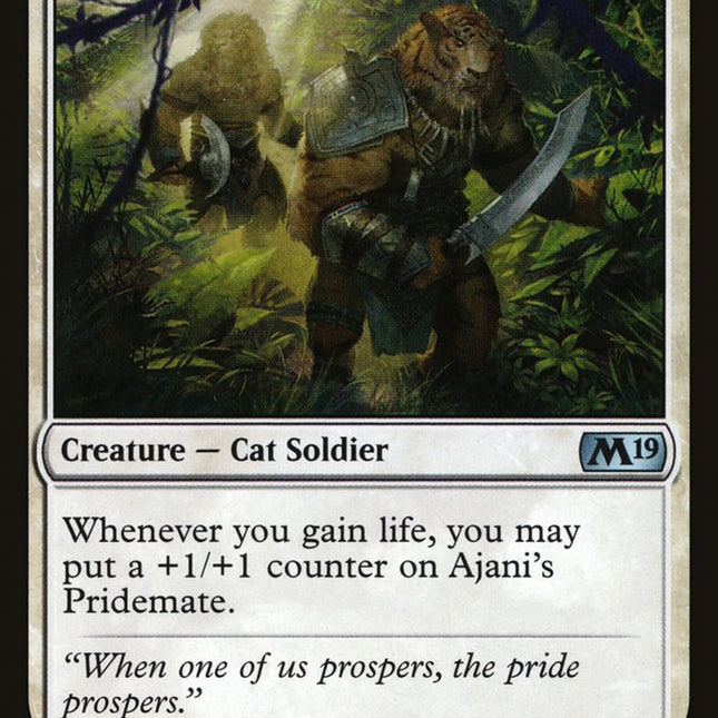 Ajani's Pridemate [Core Set 2019]