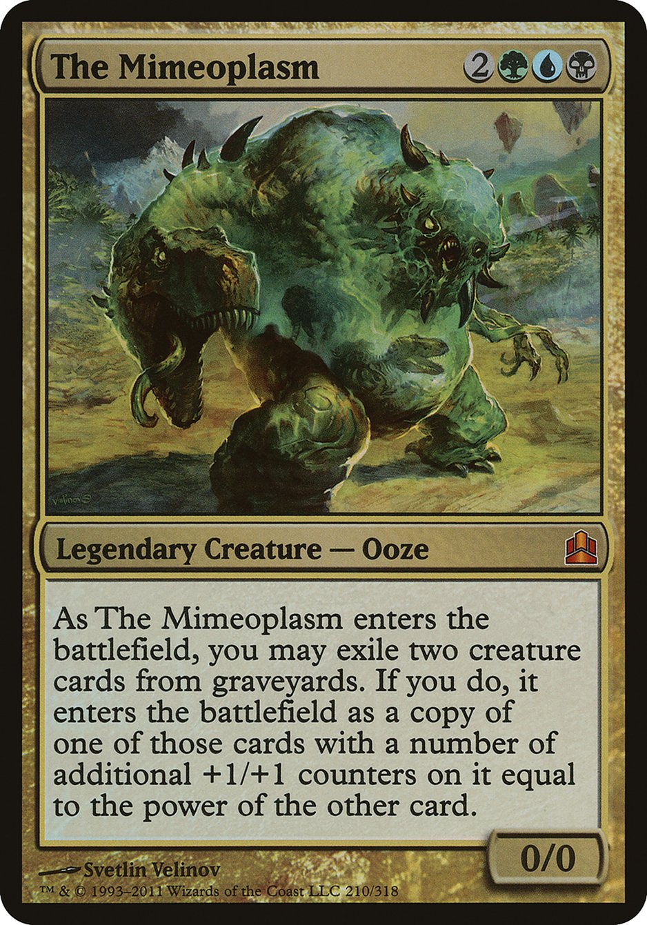 The Mimeoplasm (Oversized) [Commander 2011 Oversized] – TokenMTG