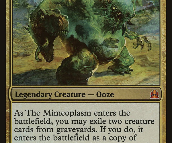 mtg mimeoplasm commander deck The Mimeoplasm (Oversized) [Commander 2011 Oversized] – TokenMTG