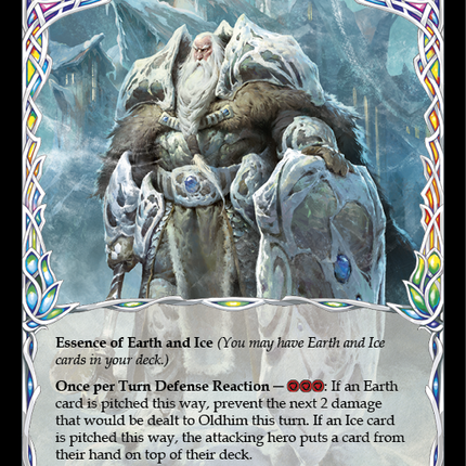 Oldhim, Grandfather of Eternity // Shiver [U-ELE001] (Tales of Aria Unlimited)  Unlimited Normal