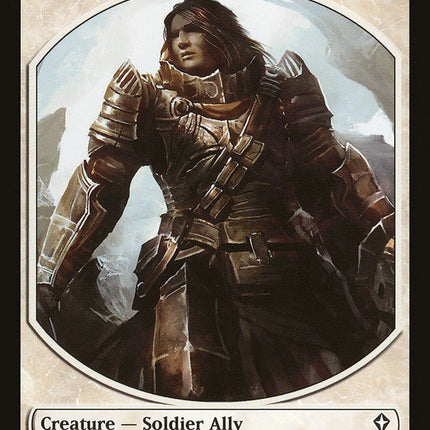Soldier Ally Token [Worldwake Tokens]