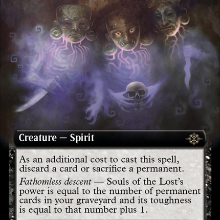 Souls of the Lost (Extended Art) [The Lost Caverns of Ixalan]