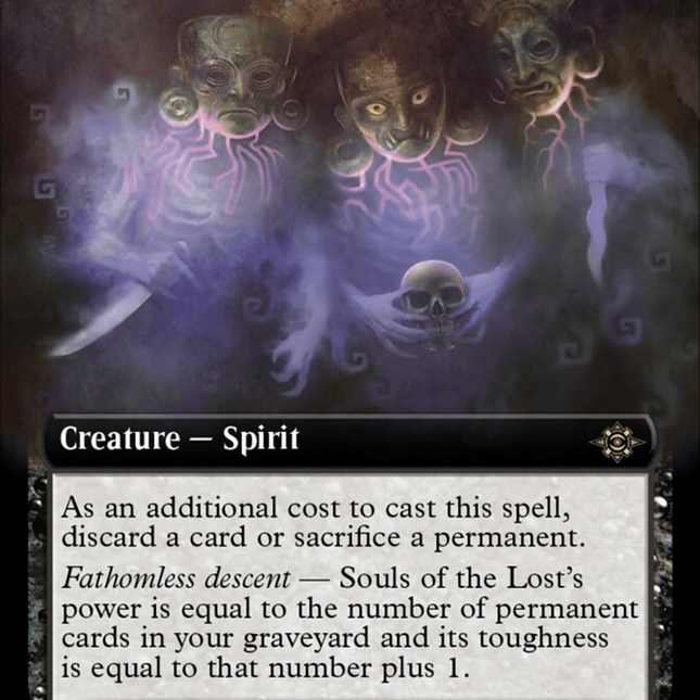 Souls of the Lost (Extended Art) [The Lost Caverns of Ixalan]