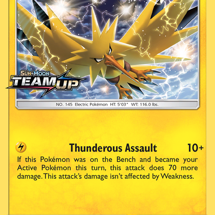 Zapdos (SM159) [Sun & Moon: Black Star Promos]