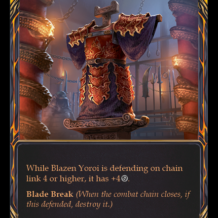 Blazen Yoroi (Marvel) [DYN045] (Dynasty)  Cold Foil