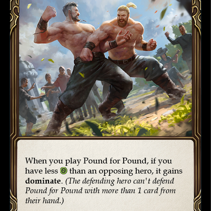 Pound for Pound (Red) [U-MON278-RF] (Monarch Unlimited)  Unlimited Rainbow Foil