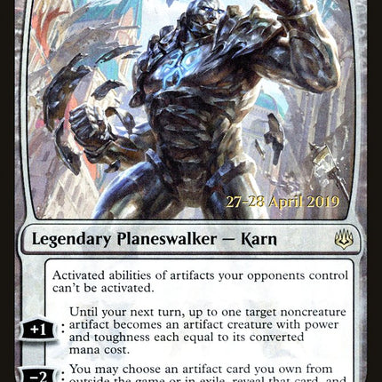 Karn, the Great Creator [War of the Spark Prerelease Promos]