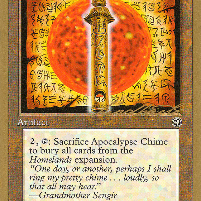 Apocalypse Chime (Leon Lindback) (SB) [Pro Tour Collector Set]