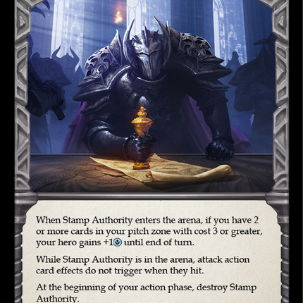 Stamp Authority [CRU028] (Crucible of War)  1st Edition Normal