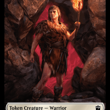 Warrior // Treasure (0028) Double-Sided Token [Doctor Who Tokens]