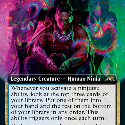 Satoru Umezawa (Extended Art) [Kamigawa: Neon Dynasty]