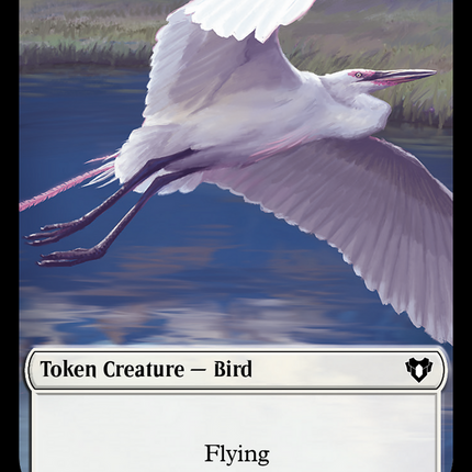 Copy (54) // Bird Double-Sided Token [Commander Masters Tokens]