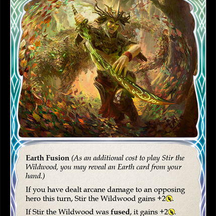 Stir the Wildwood (Yellow) [ELE083] (Tales of Aria)  1st Edition Rainbow Foil