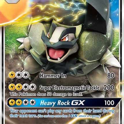 Alolan Golem GX (34/111) [Sun & Moon: Crimson Invasion]