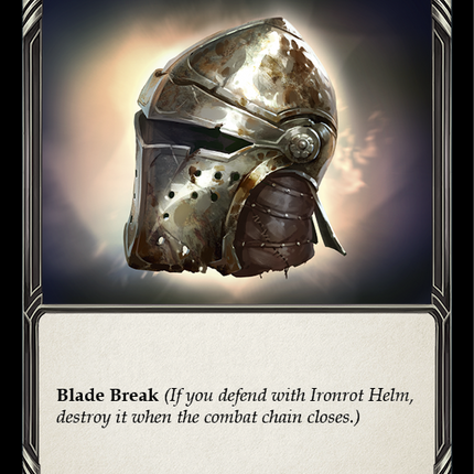 Ironrot Helm [U-WTR155] (Welcome to Rathe Unlimited)  Unlimited Rainbow Foil
