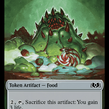 Bird // Food (0011) Double-Sided Token [Wilds of Eldraine Tokens]