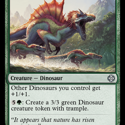 Thundering Spineback [The Lost Caverns of Ixalan Commander] – TokenMTG