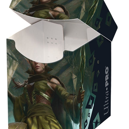 Ultra PRO: Deck Box - PRO 100+ (Zendikar Rising - Nissa of Shadowed Boughs)