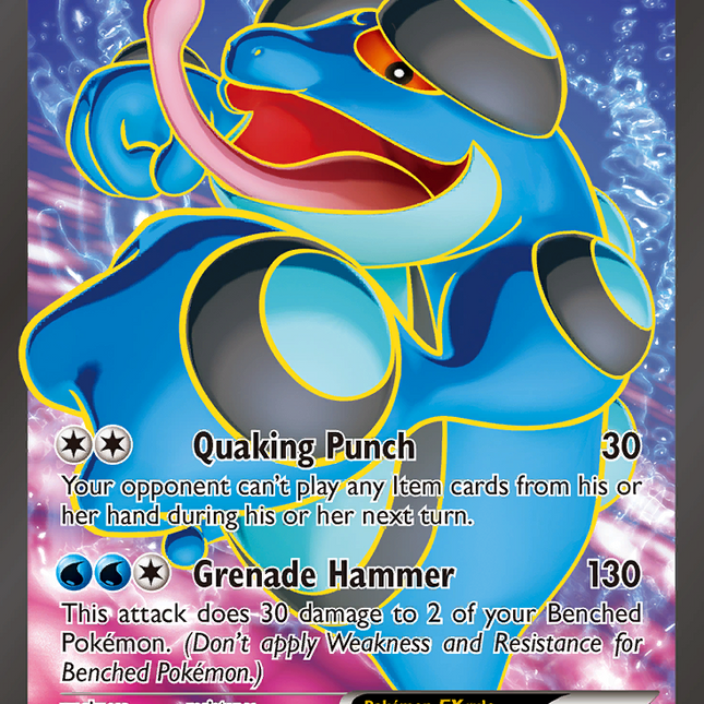 Seismitoad EX (106/111) [XY: Furious Fists]