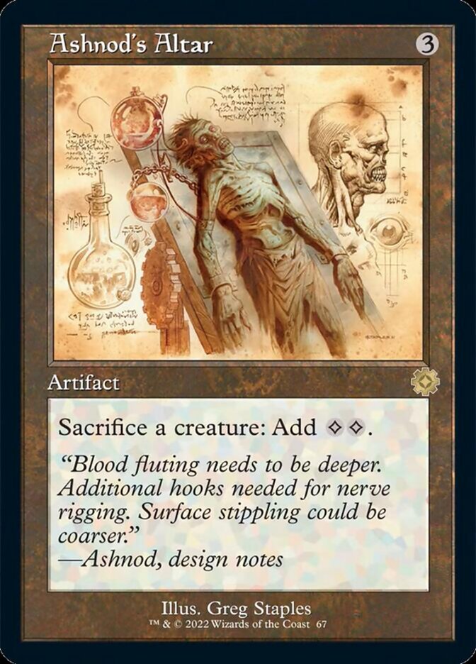 Ashnod's Altar (Retro Schematic) [The Brothers' War Retro Artifacts] –  TokenMTG